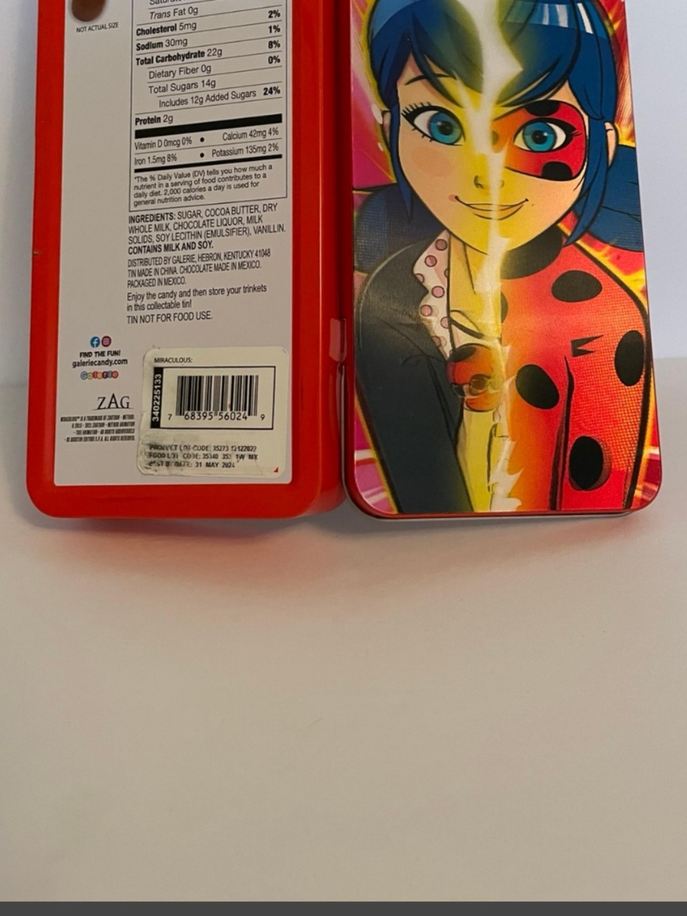 Miraculous Ladybug Candy Tin 2 Tins